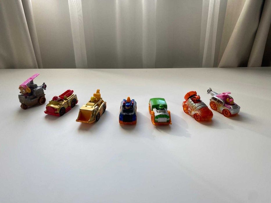 Set 7 masinute paw patrol - Metal Gift back