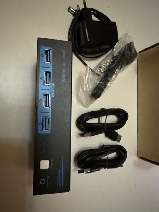 Switch Comutator KVM HDMI 2.0 DP 1.2 Dual Monitor 2x2 USB 3.0 VP-SW272