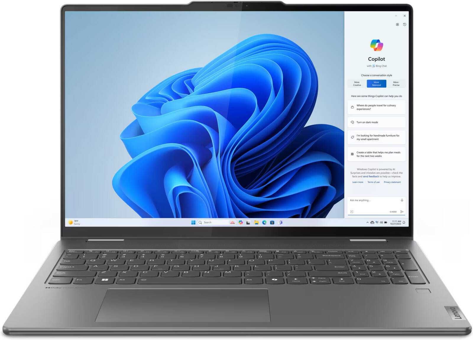 Lenovo Yoga 7 Amd Ryzen 5-8640HS 8/512