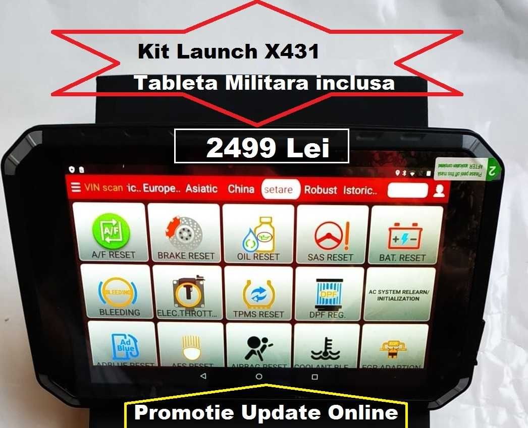 LAUNCH Easydiag Pro3S Tester Auto + Tableta Antisoc 3/32 Gb 4G