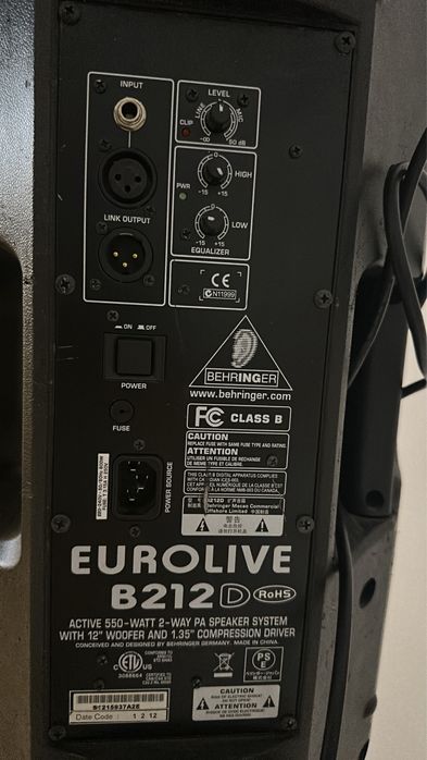 Boxa behringer activa