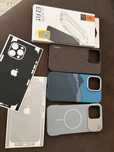 Vand 3 Huse+2skinuri +folie sigilata sticla iphone 15 pro max noi!