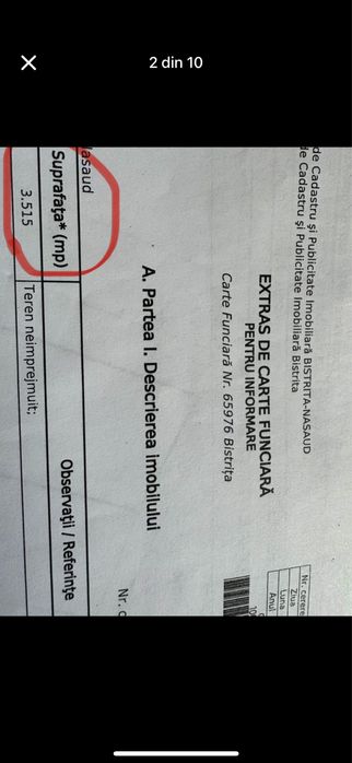 Vând terenuri viitor intravilane în Zona Subcetate (6 ari deja date)