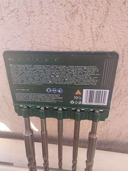 Set 4 burghie pentru ciocan rotopercutor