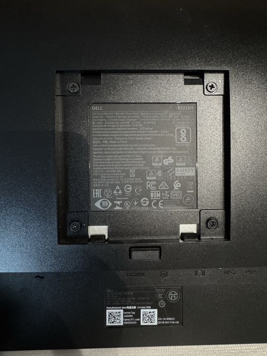 Monitor Professional Dell P2219H 22" FULL HD LED IPS