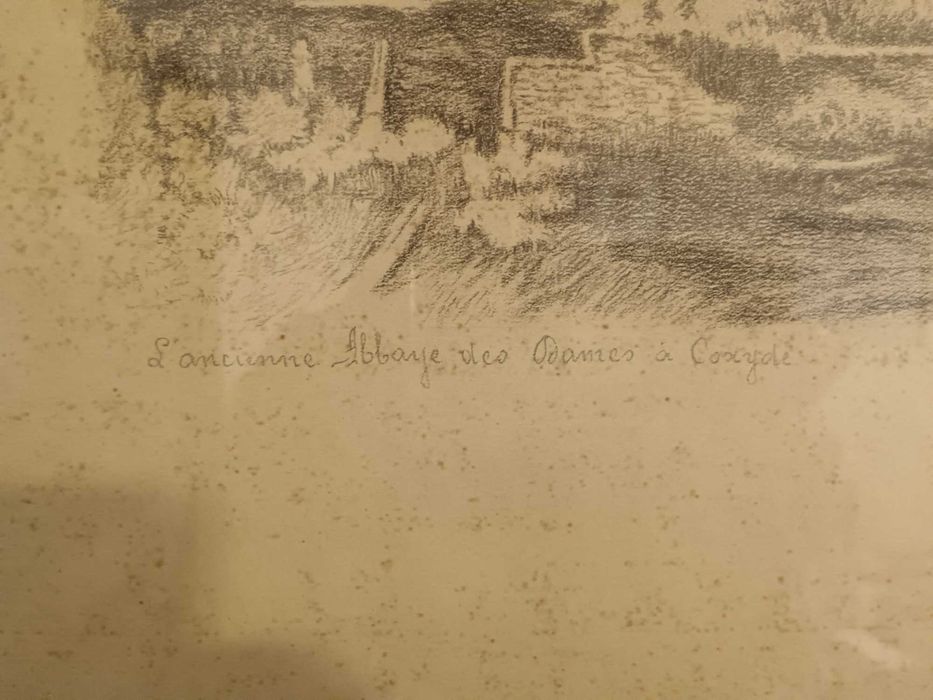 Литография на известния белгийски художник Edmond Van Dooren?