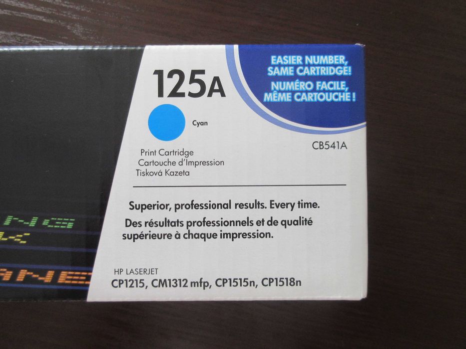 Cartușe imprimantă HP 125A original CB541A, CB542A, CB543A