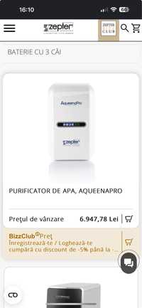 AqueenPro purificator de apa Zepter