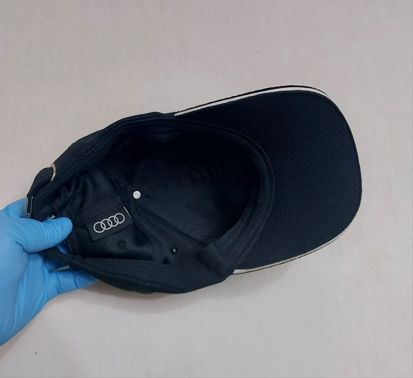 Sapca nouă Audi Golf Sport Snapback black, 100% lână, One Size