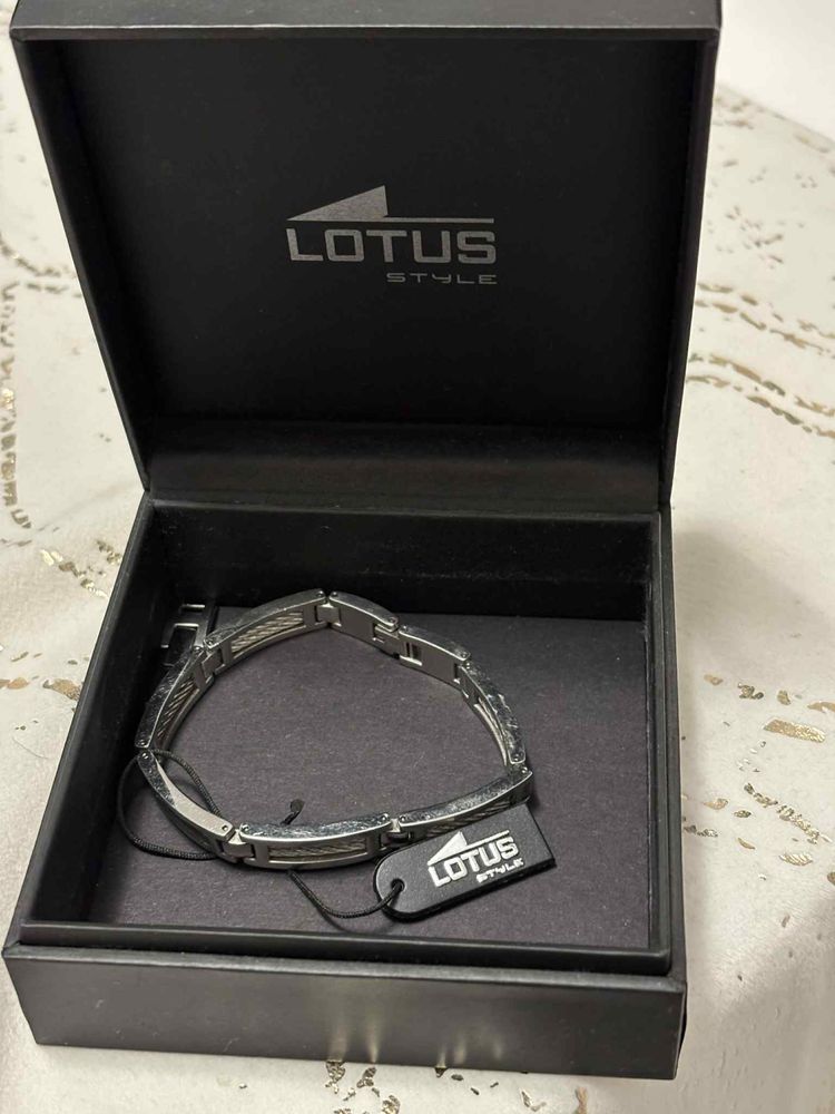 Lotus мъжка сребърна гривна