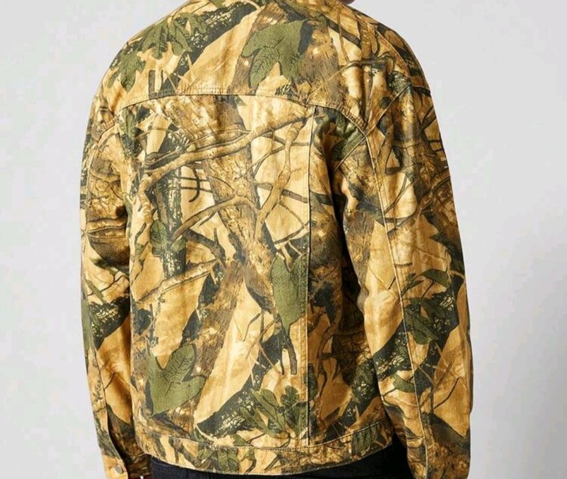 Нови мъжки военни камуфлажни дънкови деним памук якета Хл