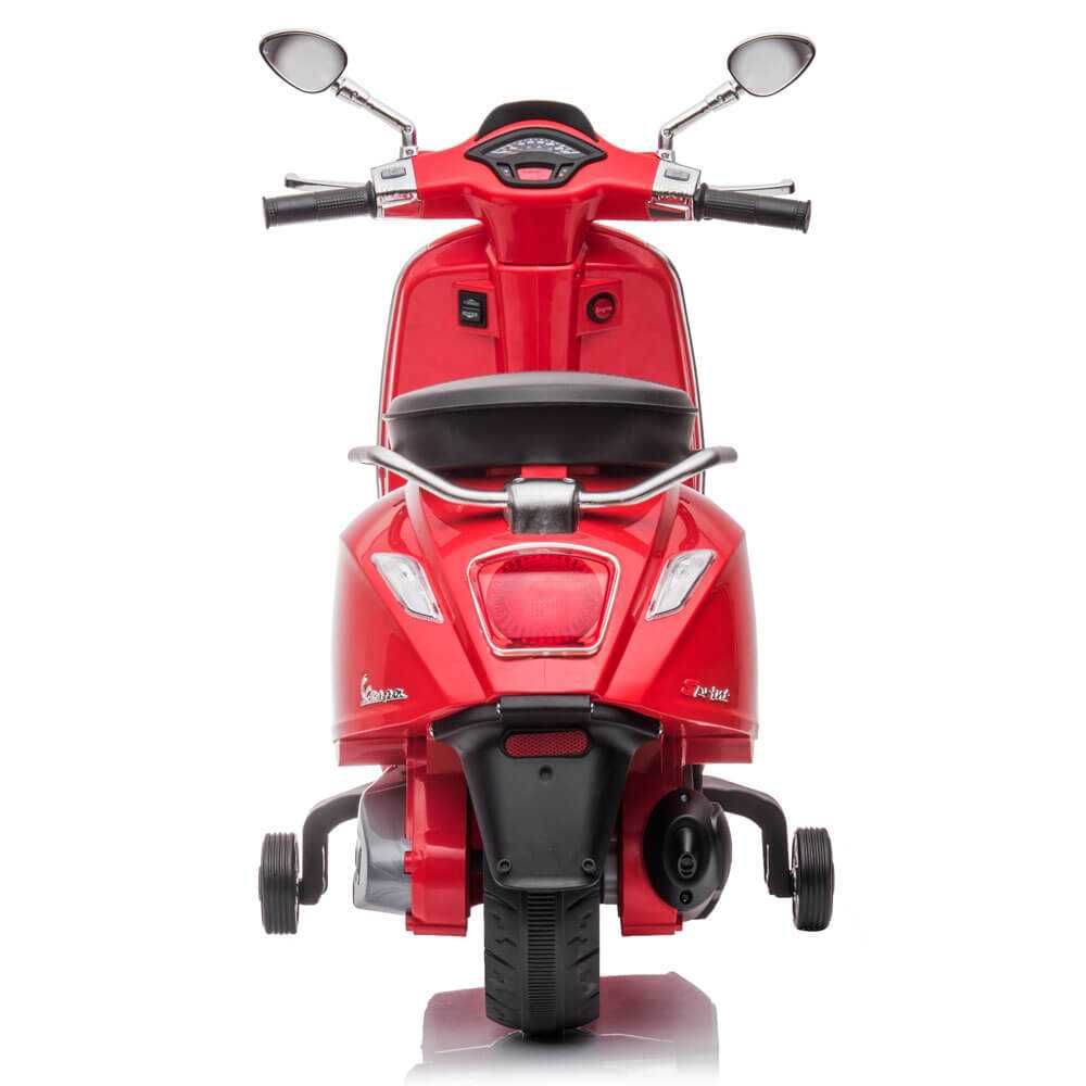 Motocicleta / Scuter electric copii Vespa 12V rosie