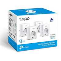 Компактная умная розетка TP-Link Tapo P110 NEW (4-pack) Wi-Fi