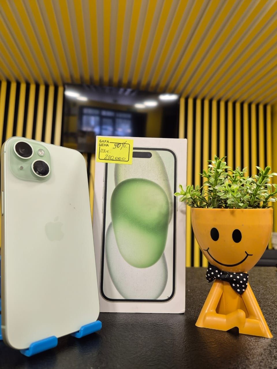 Iphone 15, 128гб, 90% акб, Kaspi 0-0-12