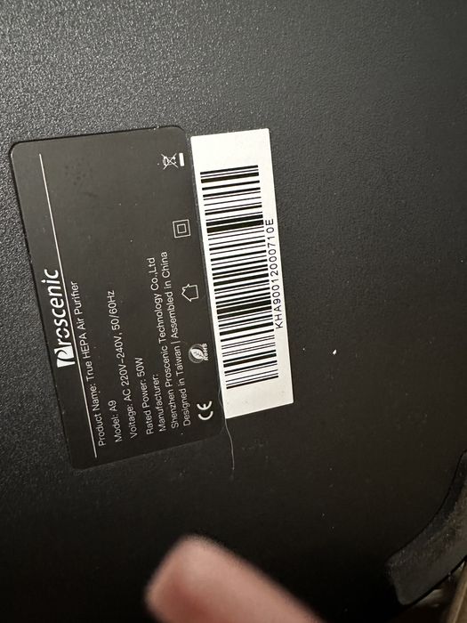 Purificator aer proscenic A9