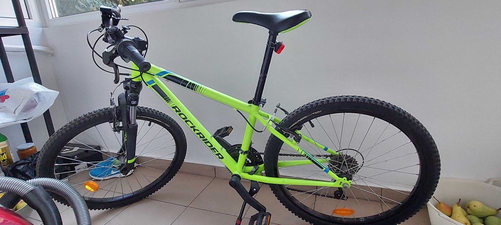 Bicicletă MTB ST 500 24" galben copii 135-150 cm