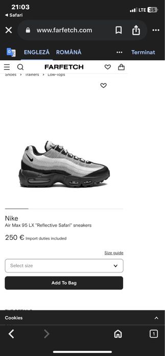 nike air max 95 noi