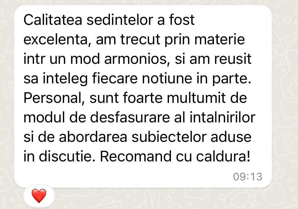 Pregătire Avansată la Engleză cu Profesor Experimentat