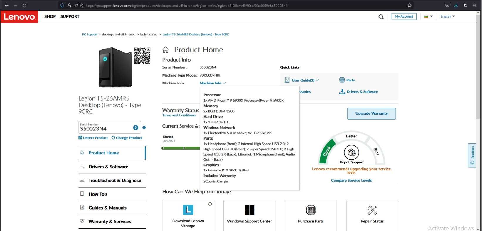 Lenovo Legion Ryzen 9 9500X Kingston FURY Renegade 128GB RAM, 1TB SSD