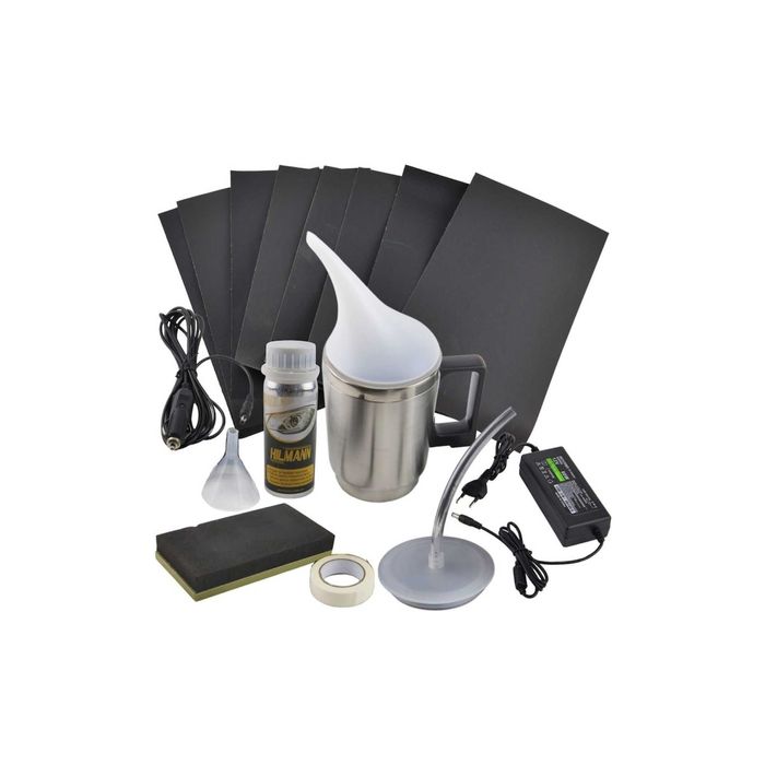Kit restaurare faruri auto cu polimer lichid , alimentare 12V / 220V