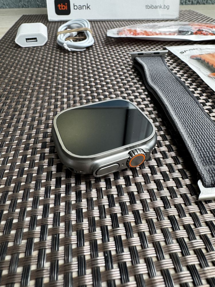 КАТО НОВ! *ЛИЗИНГ* Apple Watch Ultra 49Mm Часовник / Iwatch