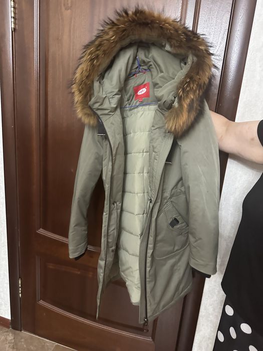 Куртка зимняя хаки цвет