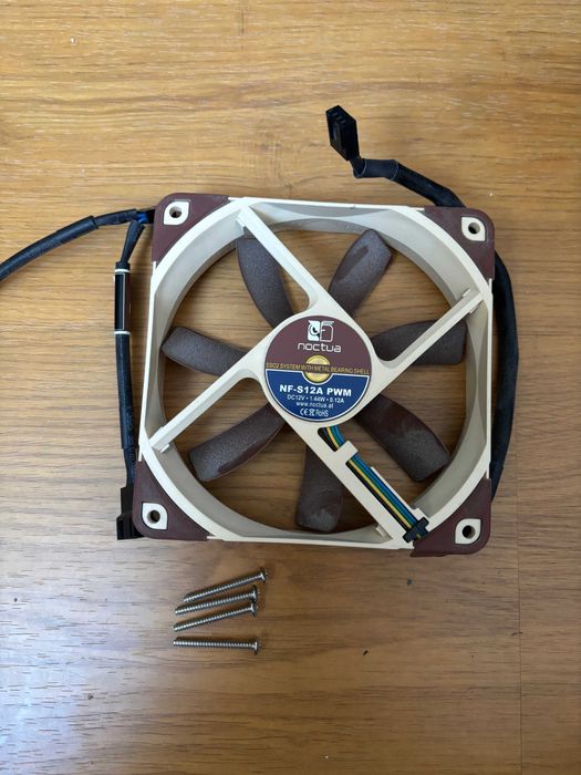 Ventilator Noctua NF-S12A PWM 120mm, stare excelanta