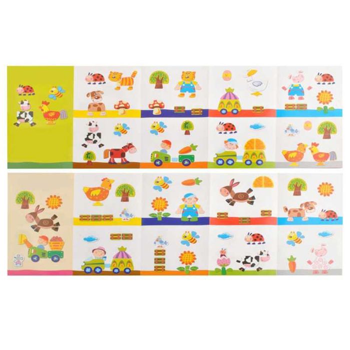 jucarie/Tabla magnetica educationala, din lemn, cu puzzle