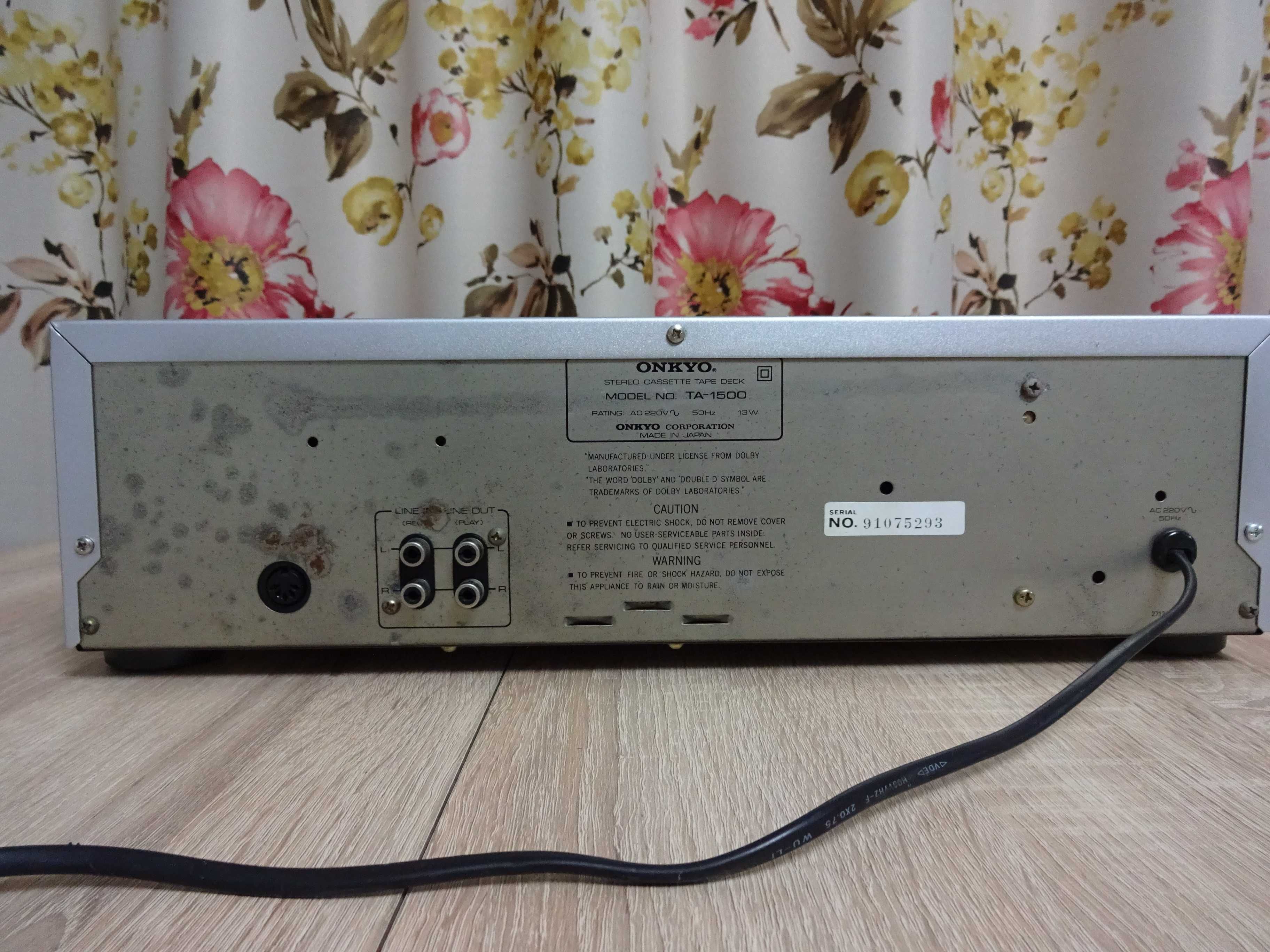 Casetofon deck Onkyo TA-1500