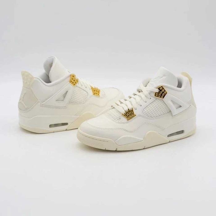 #BLACK FRIDAY#  Air Jordan 4 Metalic Gold Nike Adidasi Unisex