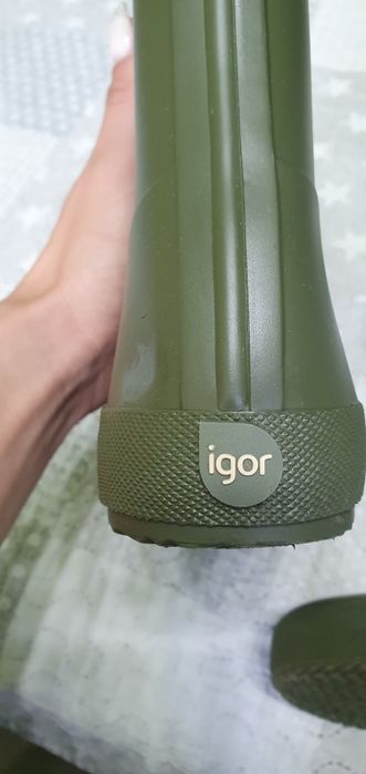 Зимни гумени ботуши Igor 36 номер с овча вълна