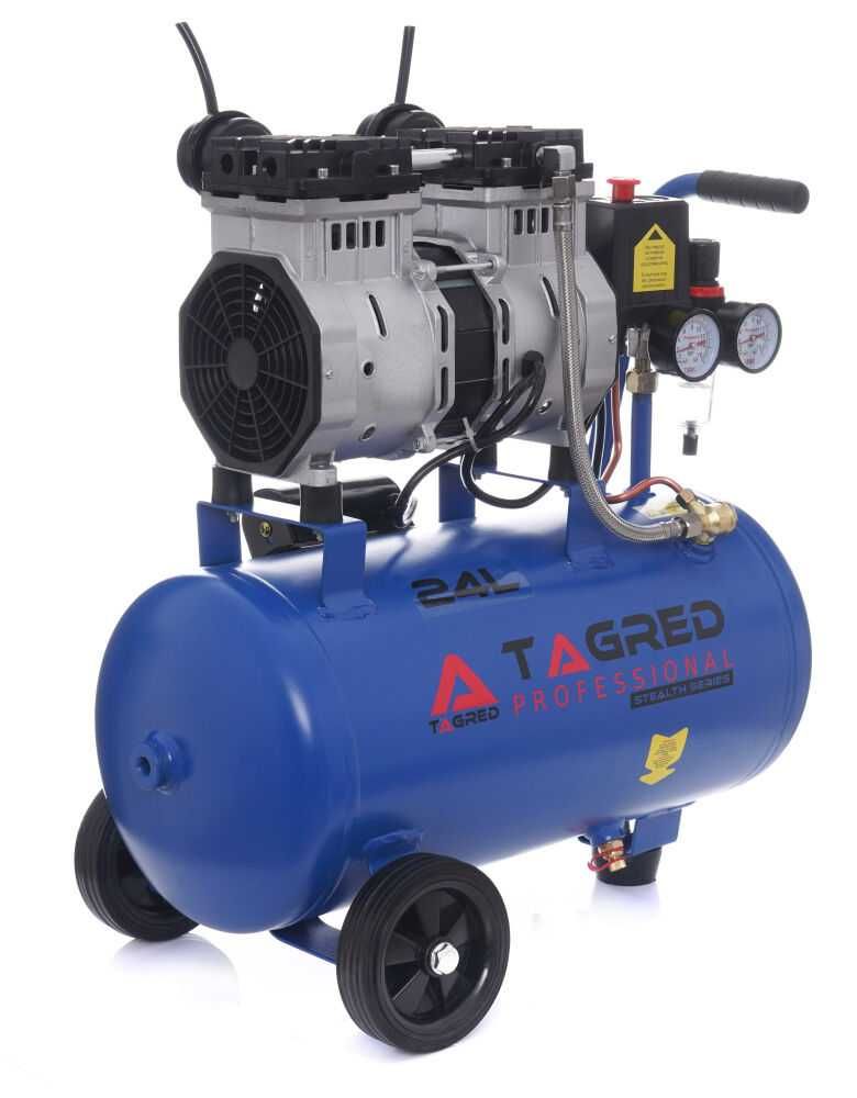 Compresor aer 24L fara ulei silentios 1100kW 218L min  (TA383)