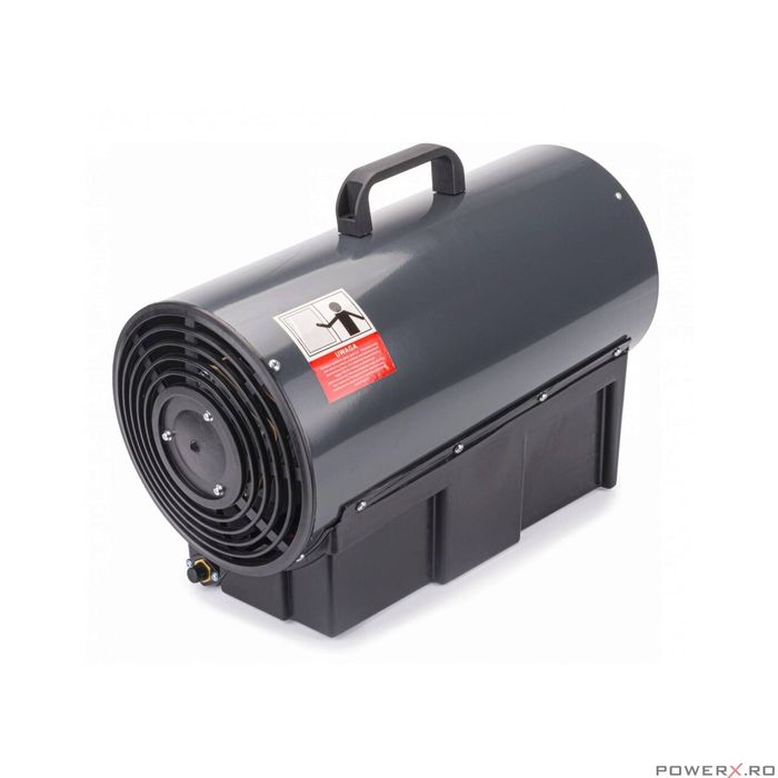 Tun pentru caldura pe gaz cu termostat 25 KW, incalzitor industrial,