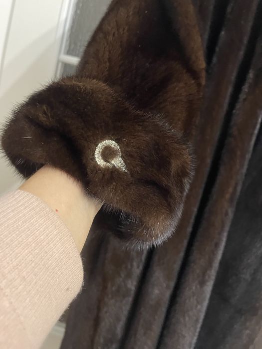 REDUCERE !!Superba haina blana naturala vizon (nurca) import