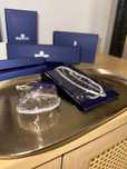 Colier si bratara Swarovski tennis Matrix set argintiu 2025