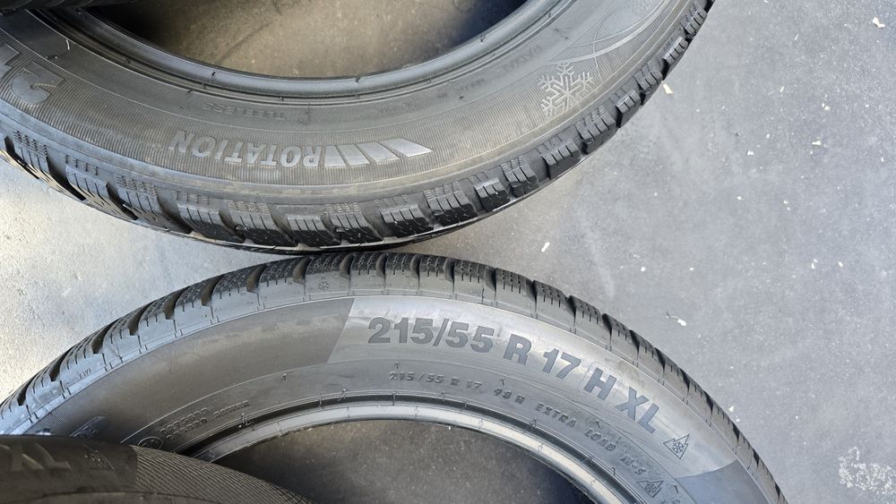 2 + 2 anvelope iarnă 215/55/17