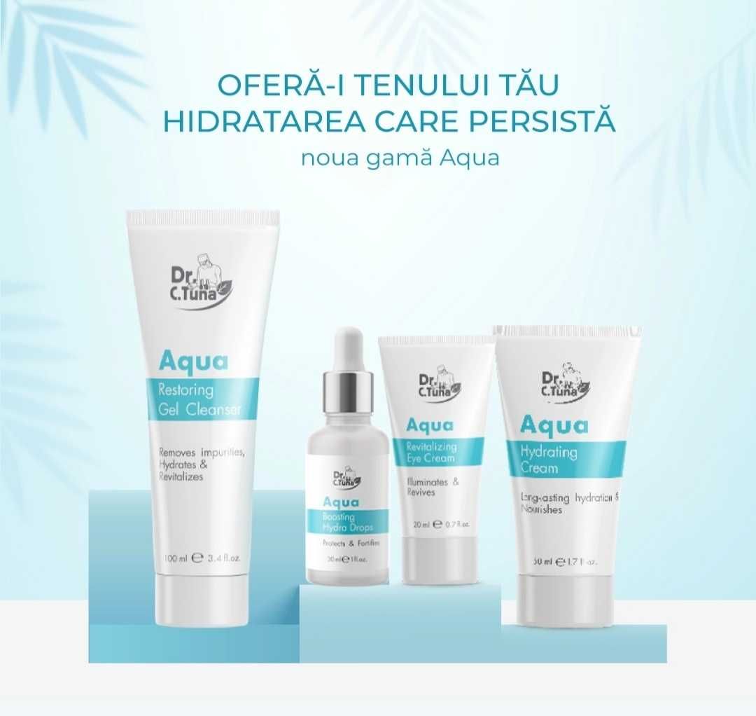 Gama Aqua - pentru hidratarea tenului