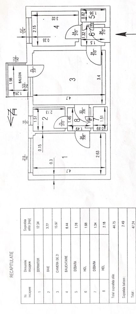 Vand apartament 2 camere Târgu Jiu, Aleea Garofitei