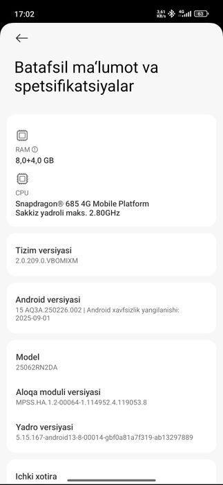 Redmi 15 pjoneee