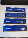 32GB DDR3 Kingston HyperX Fury blu HX316C10FK2/16