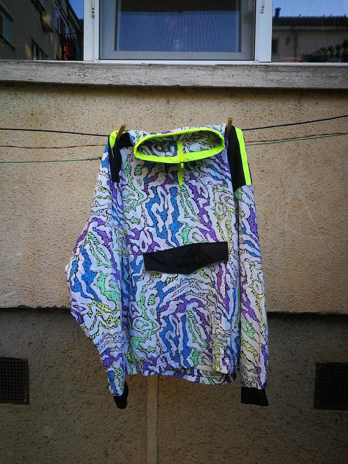 Geaca half-zip L - PSYCHEDELIC (nu volcom, oneil, dc, stussy)