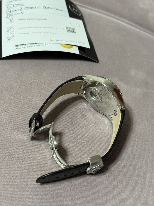Edox Grand Ocean Open Heart Automatic 85008 cu garantie!