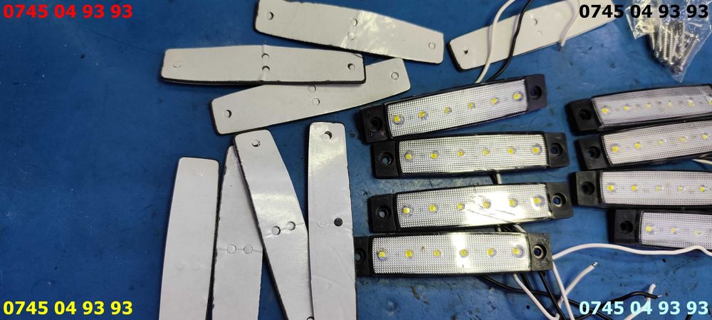 led set de 8 a cate 6 leduri cu suruburi si scotch adeziv pret toate 8