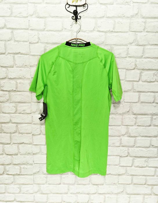 NIKE Pro Compression Оригинална мъжка зелена тениска размер L Нова