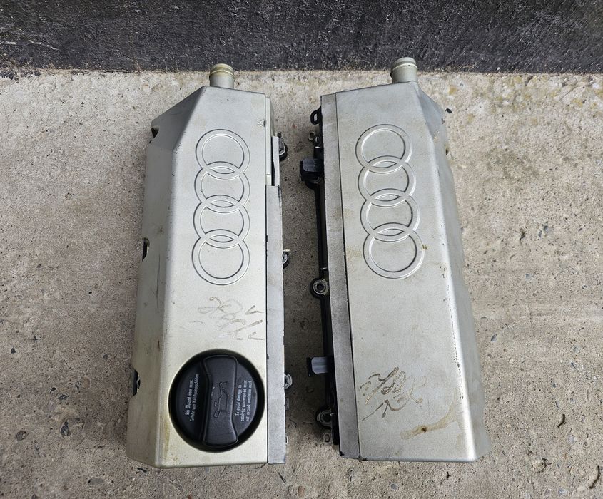 Клапанные крышки двигателя металлические ( обьем 2.6) на Audi