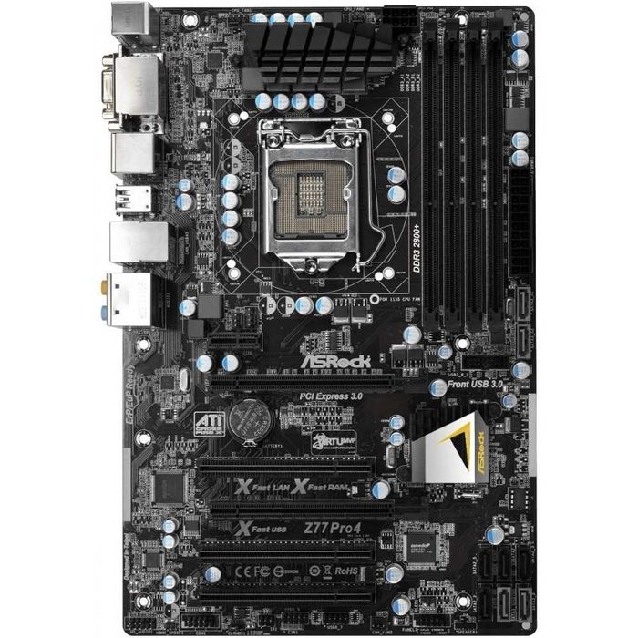 Дъно Дънна платка ASRock Z77 Pro4 LGA 1155 DDR3 OVERCLOCK