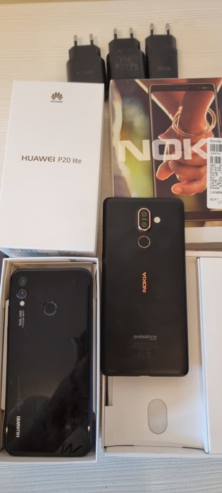 Lot telefoane Nokia 7 plus Huawei p20 lite, Alcatel nou
