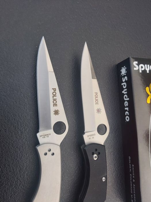 Сгъваем нож Spyderco Police4  C07 два модела