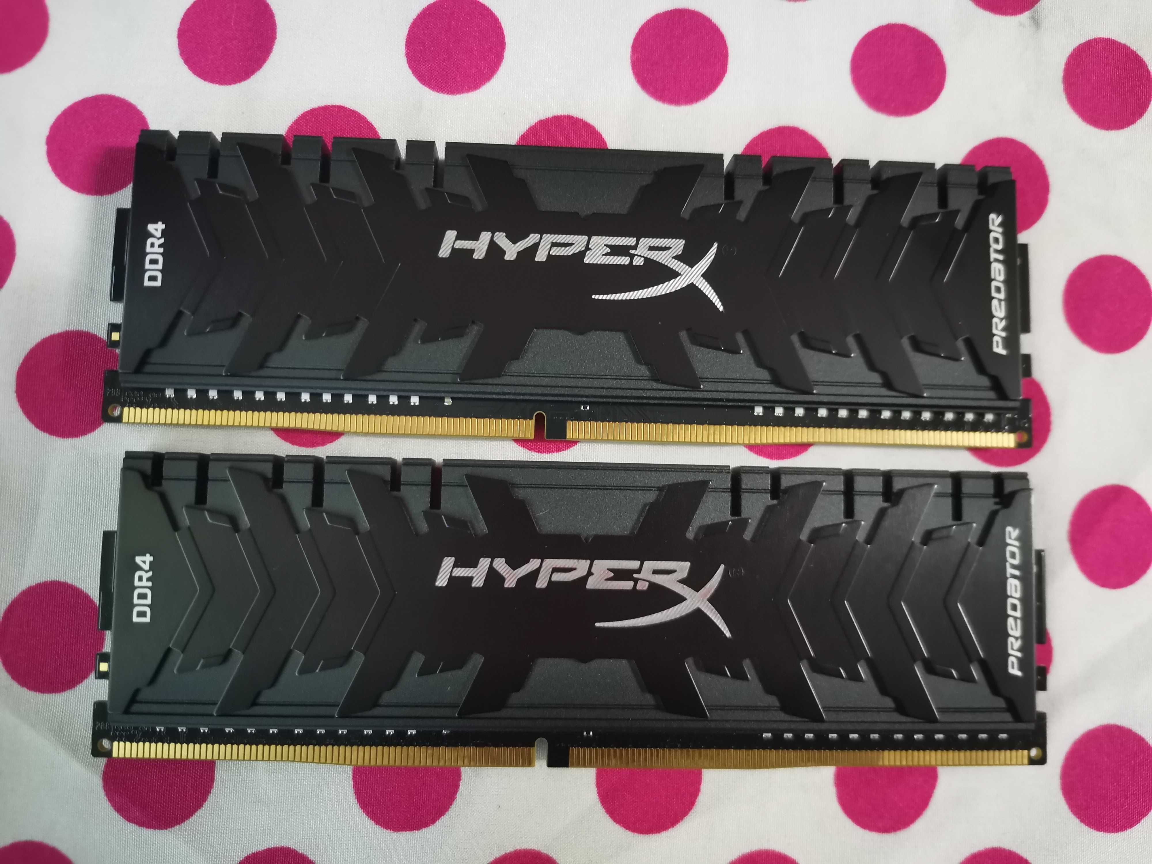 Memorie HyperX Predator Black 16GB (2x8) DDR4 3200MHz CL16.