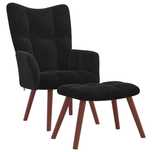 Scaun de relaxare cu taburet